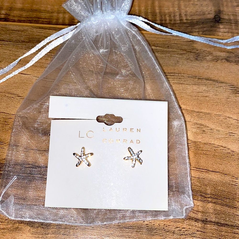 Lauren Conrad Starfish Earrings